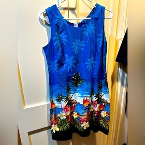 NWT Blue Pacific Legend short tank dress. Size L. Made in Hawaii.